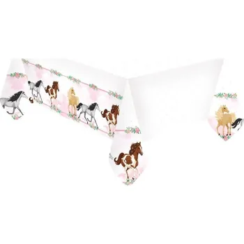 Plastový ubrus koně 120 x 180 cm