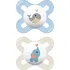 dudlíky MAM Start Better Together Pacifier ortodontický silikonový dudlík 2 ks 0-2 m Linen/Powder Blue