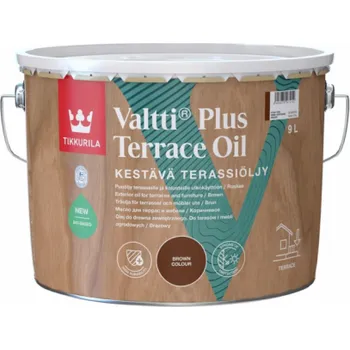 Olej na dřevo Olej na dřevo Tikkurila Valtti Plus Terrace Oil, 9 l