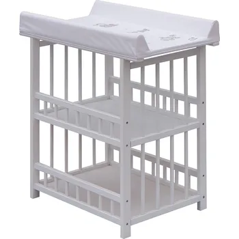 přebalovací pult a komoda Scarlett Přebalovací pult Jáš Bílý - Oslík - Bílý