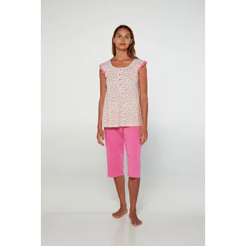 Dámské pyžamo Vamp Pyžamo s knoflíkovou légou 20251