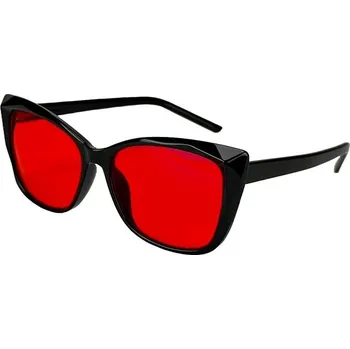 Počítačové brýle Uvtech Sleep-3W dámské stylové brýle blokující modré světlo, červené