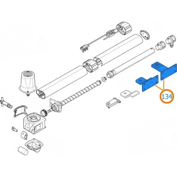 Pohon brány Came 119RID163 set zadní konzoly pro upevnění pohonu Krono na sloupek brány