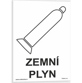 Zemní plyn Plast 148 x 210 mm (A5) tl. 0.5 mm - Kód: 10647