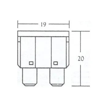 Autopojistky Pojistka plochá 10A
