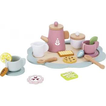 Dřevěná hračka Čajový set Pastel