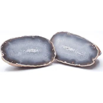 Přírodní kámen Milujeme Kameny Achát - řez půlky CHP57 410376