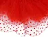 Karnevalový doplněk Godan SPTC-KA tutu dětská sukně 23 cm červená s puntíky