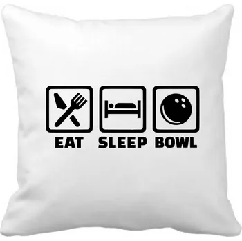 Polštář Fenomeno Polštářek - Eat sleep bowl