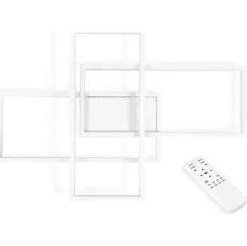 Dekorativní svítidlo KOLORENO Stropní lustr LED Orion až 72W- Výběr barev (3000-6000K) + dálkový ovladač bílý