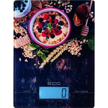 Kuchyňská váha ECG KV 1021 Berries, černá