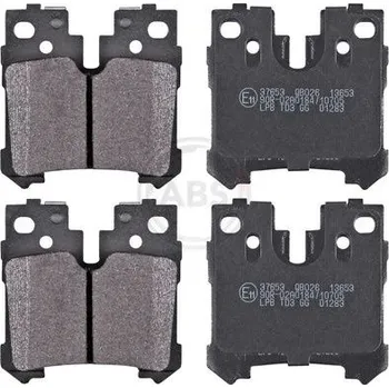 Brzdová destička Sada brzdových destiček, kotoučová brzda A.B.S. 37653