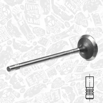 Ventil motoru Výfukový ventil ET ENGINETEAM VE0067