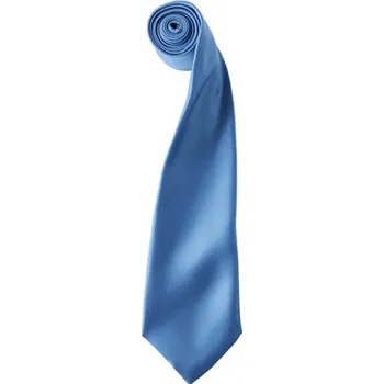 Kravata Premier Workwear Pánská saténová kravata PR750 Midblue -ca. Pantone 2718 144 x 8,5 cm