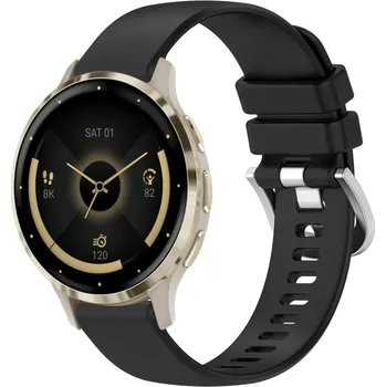 Příslušenství k chytrým hodinkám VSECHNONAMOBIL 66134 RUBBER Řemínek pro Garmin Venu 3S černý