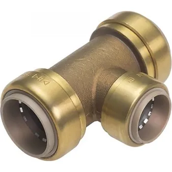 Instalatérský materiál Conex Bänninger PUSH T-kus redukovaný 22 x 18 x 22mm BM8130-22-18-22