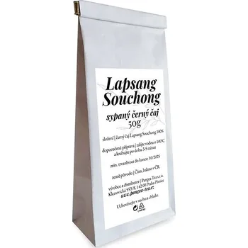 Čaj Pangea Tea černý sypaný čaj Lapsang Souchong 50 g