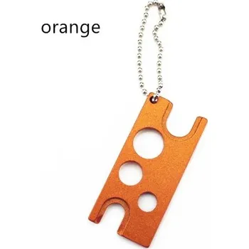 Otvírák Kovový otvírák na malá víčka 1ml-100ml - oranžový