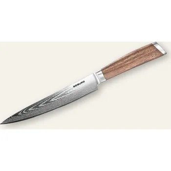 Kuchyňský nůž Plátkovací nůž Seburo HOGANI Deluxe Damascus 195mm