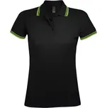 SOĽS Pasadena Women Dámské polo triko SL00578 Black / Lime M
