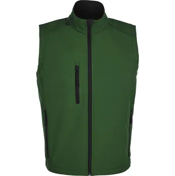 SOĽS Rallye Men Pánská softshellová vesta SL46601 Bottle green L