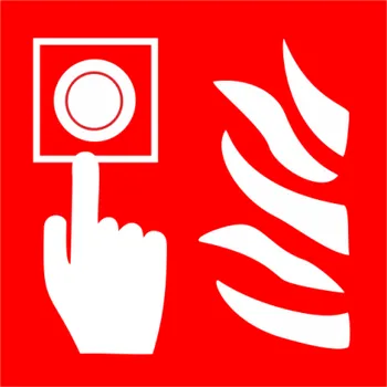 Značení Požární hlásič Samolepka 150 x 150 mm tl. 0.1 mm - Kód: 05828