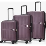 Sada cestovních kufrů ROCK Vancouver PP - fialová