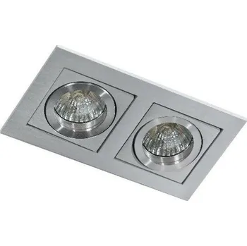 Bodové svítidlo AZzardo PACO podhledové svítidlo 2x GU10 50W bez zdroje 17,5cm IP20, hliníkové