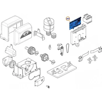 Pohon brány Came 3199ZBX-8 elektronická deska