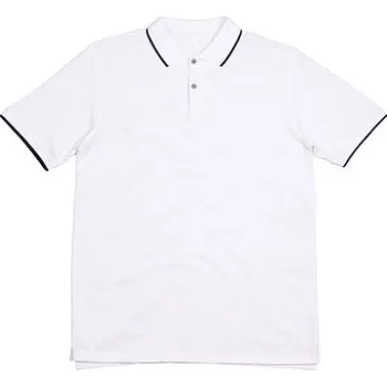 Pánské tričko Mantis Pánská polokošile z organické bavlny P191 White-Navy S