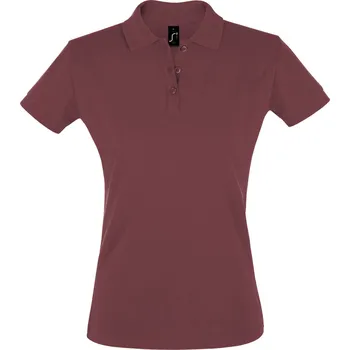 Dámská košile SOĽS Perfect Women Dámská polokošile SL11347 Burgundy M