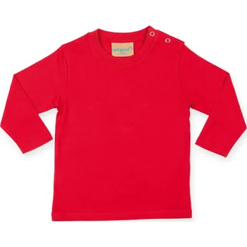 Larkwood Kojenecké tričko s dlouhým rukávem LW021 Red 12/18 Monate