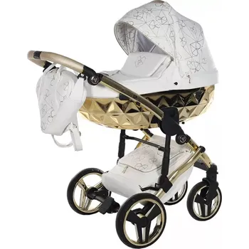 Kočárek Junama Kočárek Heart 01 White Gold