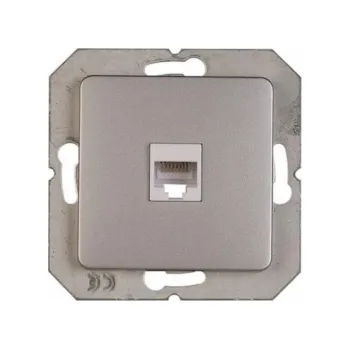 Elektrická zásuvka Počítačová zásuvka VILMA SL250, barva kov