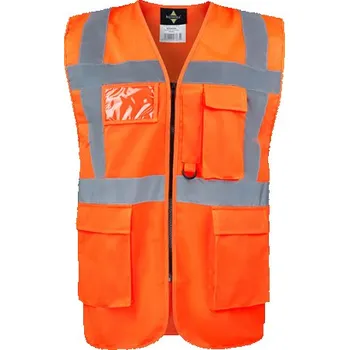 reflexní vesta Korntex Hamburg Multifunkční reflexní vesta KX810 Signal Orange 5XL