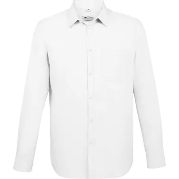 Pánská móda SOĽS Baltimore Fit Pánská košile s dlouhým rukávem SL02922 Bílá L