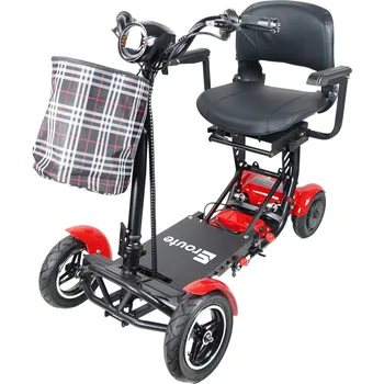 Elektrický invalidní skútr Eroute Fold 2 Pro Li-Ion červený