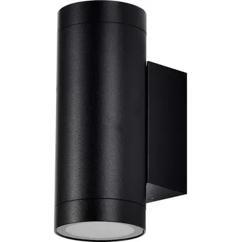 Venkovní osvětlení Černé fasádní svítidlo kulaté 2x GU10 IP54 - LED Solution - 2971 - 2971