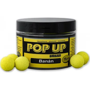 Boilies Pop Up - dóza/50 g/16 mm/Banán
