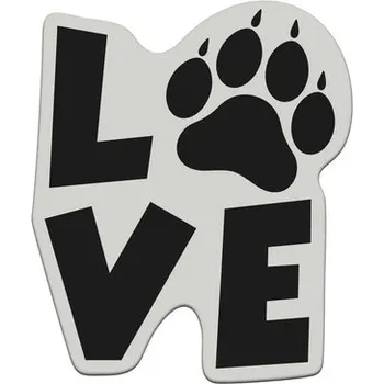 Samolepící dekorace Samolepka 3d love 8x9 cm