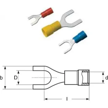 Kabelové oko LIS. KABELOVA VIDLICE IZOL. GF-U5