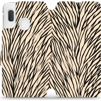 Pouzdro na mobilní telefon Flipové pouzdro Mobiwear - Samsung Galaxy A20e - VA52S V koruně stromu (Knížkové flip pouzdro, obal, kryt na mobil Samsung Galaxy A20e - VA52S V koruně stromu, materiál Umělá kůže + TPU - ochrana 360°, stojánek, silikonová vanička, magnetické zavírání)
