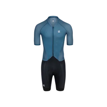 cyklistický dres KALAS PASSION Z3 | Kombinéza krátký rukáv VERANO | petrol blue | Velikost: 6