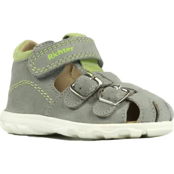 Chlapecké sandály Dětské sandále Richter 2900 7212 6601 stone/lime Velikost: 19