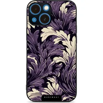 Pouzdro na mobilní telefon Lesklý kryt Mobiwear Glossy - Apple iPhone 13 Mini - GA46G Fialové rostliny (Prémiové lesklé pouzdro, obal, kryt Mobiwear Glossy na mobil Apple iPhone 13 Mini - GA46G Fialové rostliny, materiál Plast + TPU silikon - krytí po všech stranách, neošoupatelný)