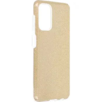 Pouzdro na mobilní telefon Třpytivé pouzdro Coolcase Shining na mobil Samsung Galaxy A13 Zlatavé (Silikonový + plastový kryt či obal na mobilní telefon Samsung Galaxy A13 Zlatavé)