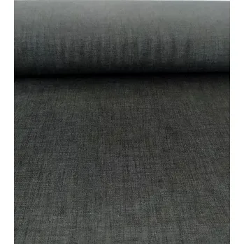 Loneta dekorační látka Edgar černá žíhaná | RTex