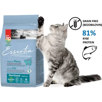 Krmivo pro kočku Essentia Sterilised Fish Hm: 300 g