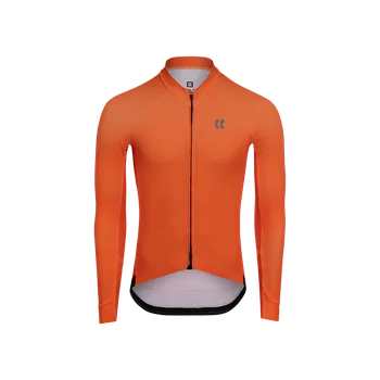 cyklistický dres KALAS PASSION Z3 | Cyklistický dres dlouhý rukáv TEMPS | orange | Velikost: 3+