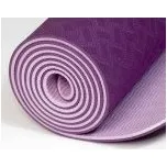 TPE Yoga Mat PROFI Long 181 cm - nesmekavá, výběr barev Fialovo-světle fialová